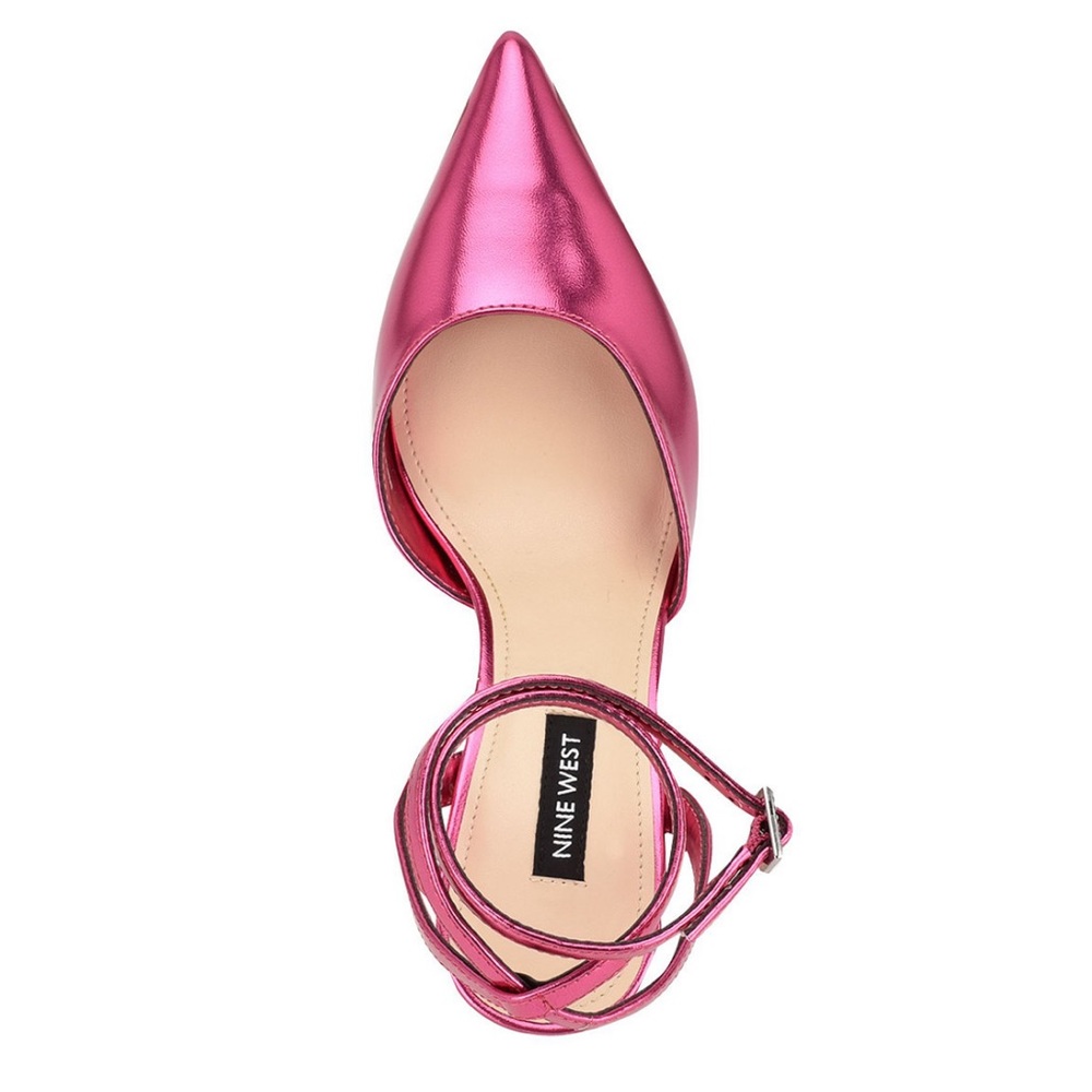 NINE WEST HARLOWE ANKLE STRAP PUMPS - Picture 5 of 5